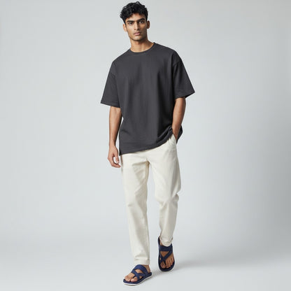 "Men's Premium Navy Blue Comfort Sandals"