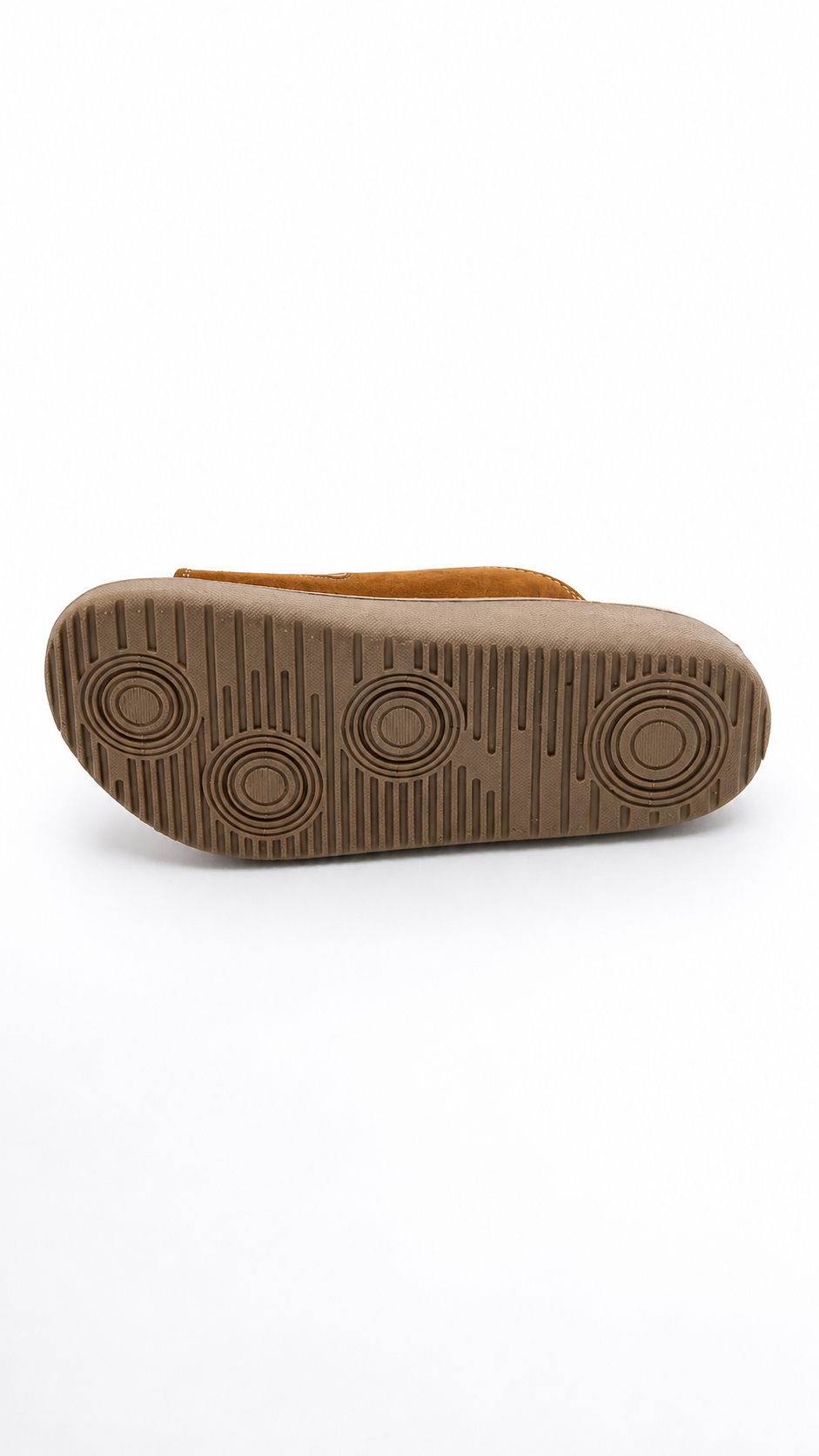 Sportz Men's Tan Suede Two-Strap Buckle Sandals