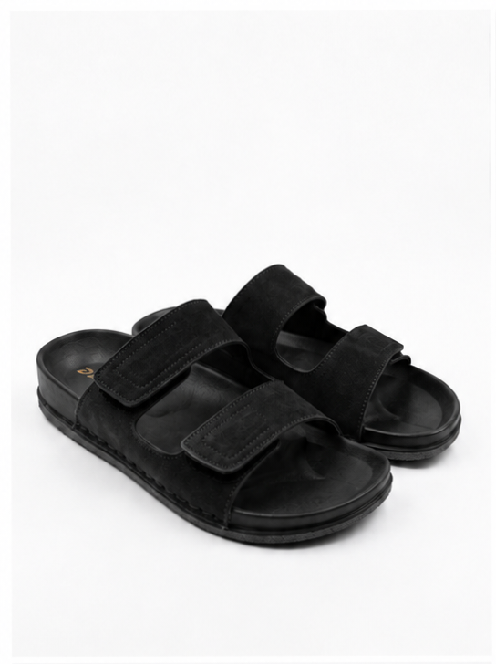 Debon Men’s Black Comfort Slide Sandal