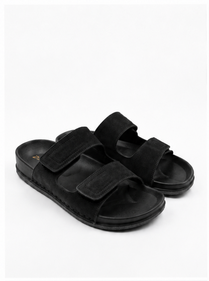 Debon Men’s Black Comfort Slide Sandal
