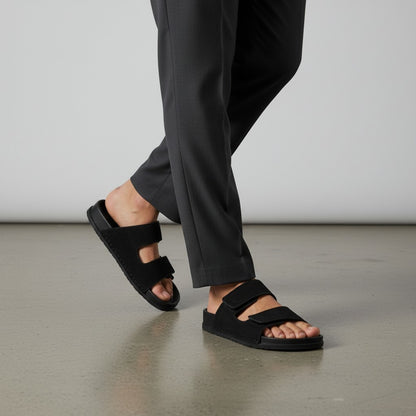 Debon Men’s Black Comfort Slide Sandal