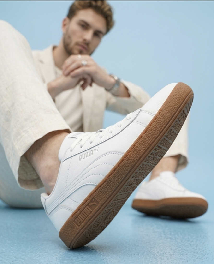 Retro Vibe Casual White Shoes