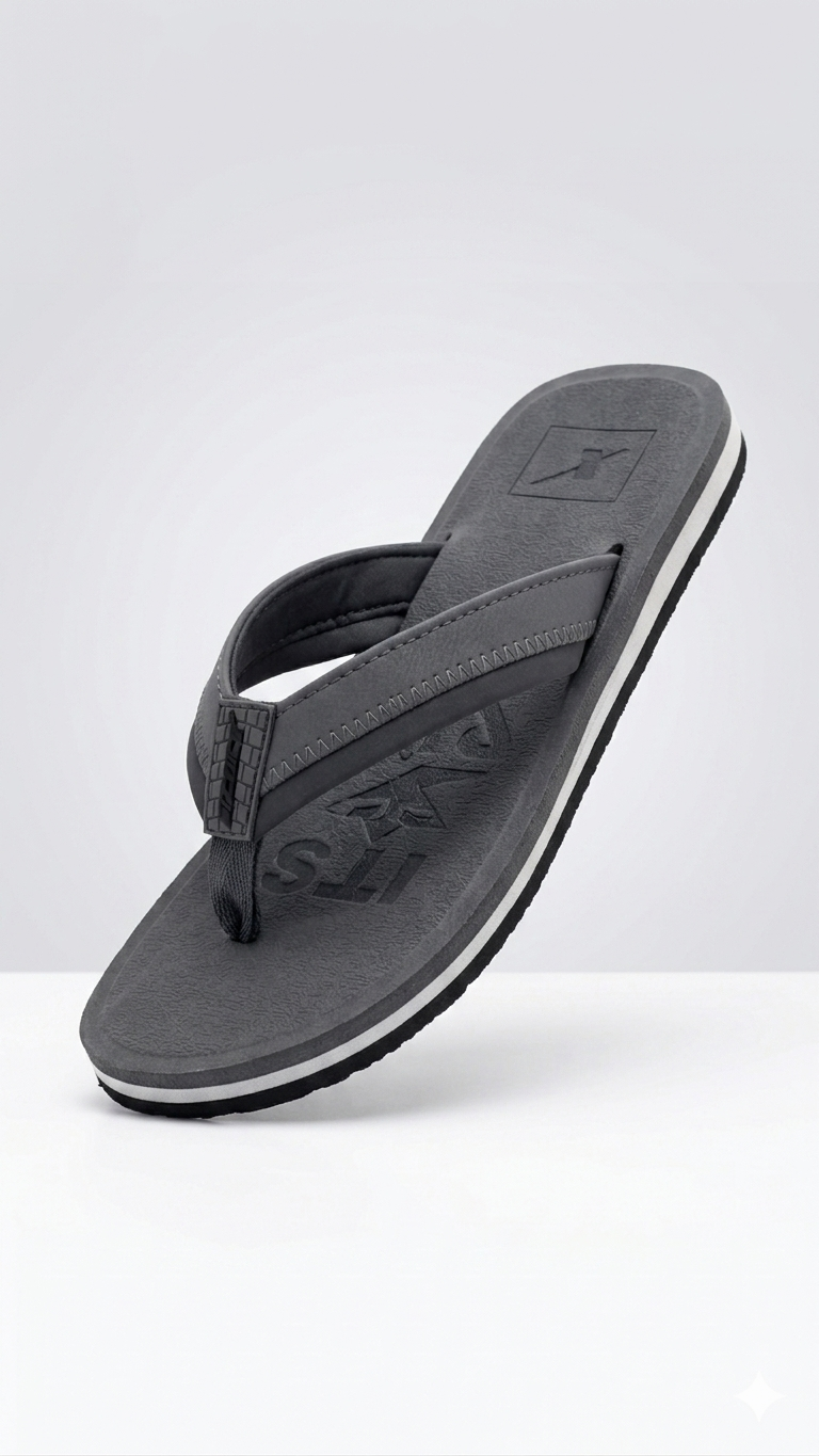SPARX Comfort Walk Men's Grey Flip-Flops