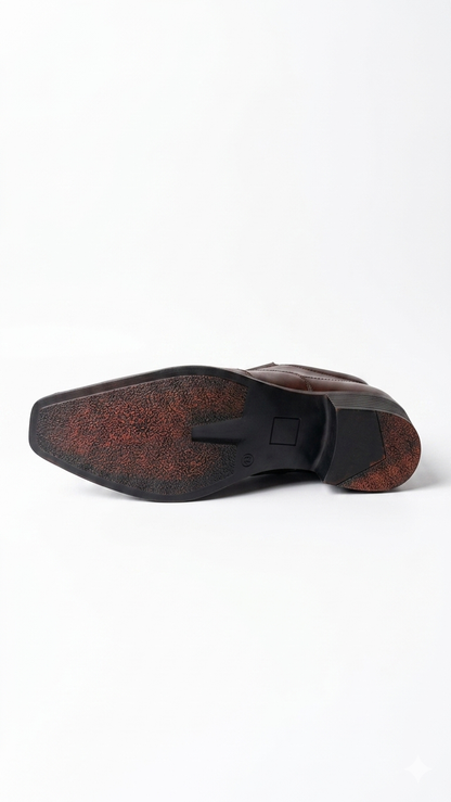 Labbaik Signature Chelsea Boots – Premium Dark Brown