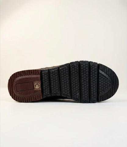 Sophisticated Textured Slip-Comfort Walking Shoes