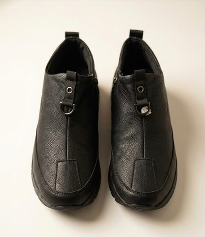 Sophisticated Textured Slip-Comfort Walking Shoes
