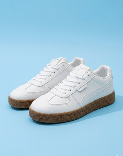 Retro Vibe Casual White Shoes