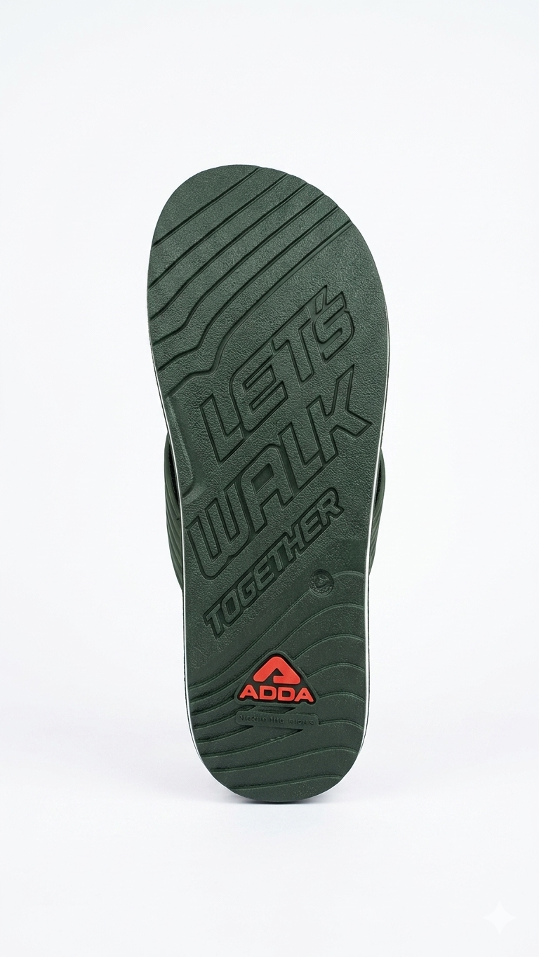 Men's Olive Green Premium Comfort Flip Flops