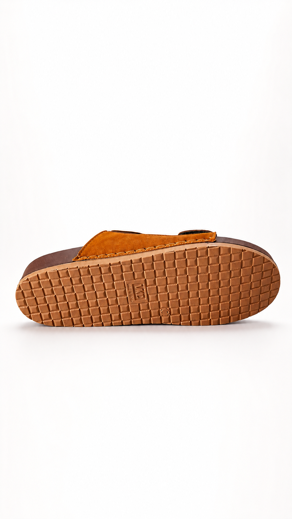 “Debon Men’s Premium Brown Comfort Slide Sandal”