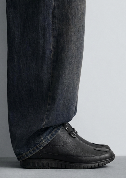 Sophisticated Textured Slip-Comfort Walking Shoes