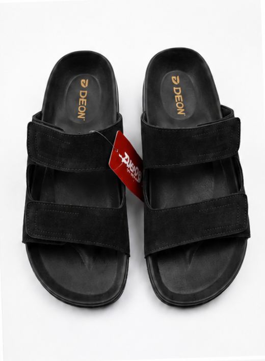 Debon Men’s Black Comfort Slide Sandal